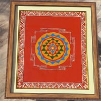 Shree Yantra Aipan Art (6)