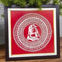 Shiva Aipan Art Frame (3)