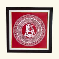 Shiva Aipan Art Frame