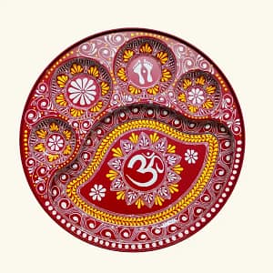 Aipan Pooja thali