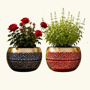 Aipan Flower Pots (5)