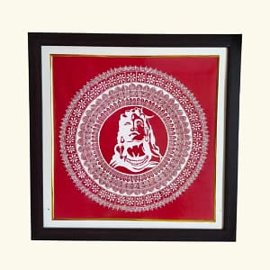 Shiva Aipan Art Frame