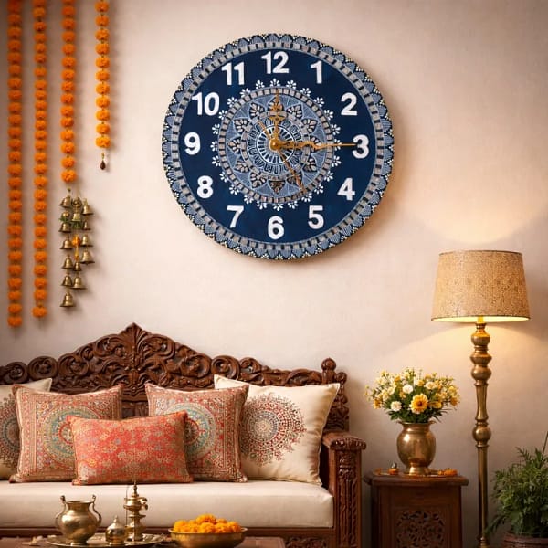 Aipan Art Wall Clock (3)