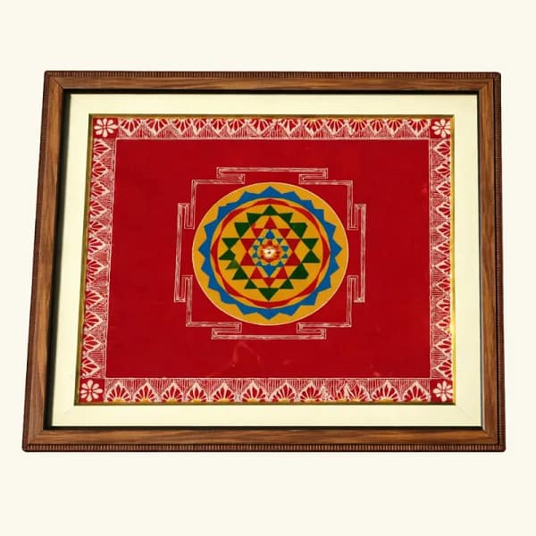 Shree Yantra Aipan Art